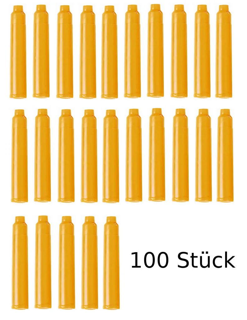 100 Füllerpatronen / Tintenpatronen / Farbe: gelb